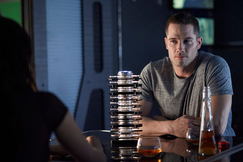 “At least we’ve got space booze” (Syfy)